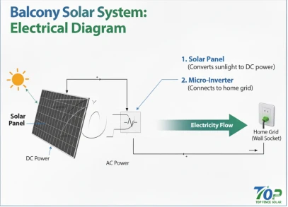 Hvordan fungerer solsystemet på balkongen?