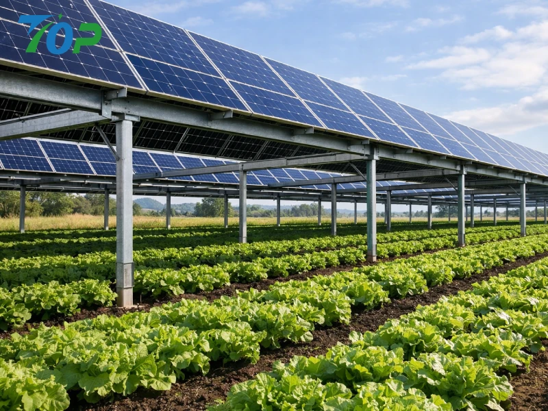Agrivoltaics: Hvordan dyrke høyavlinger under solcellepaneler