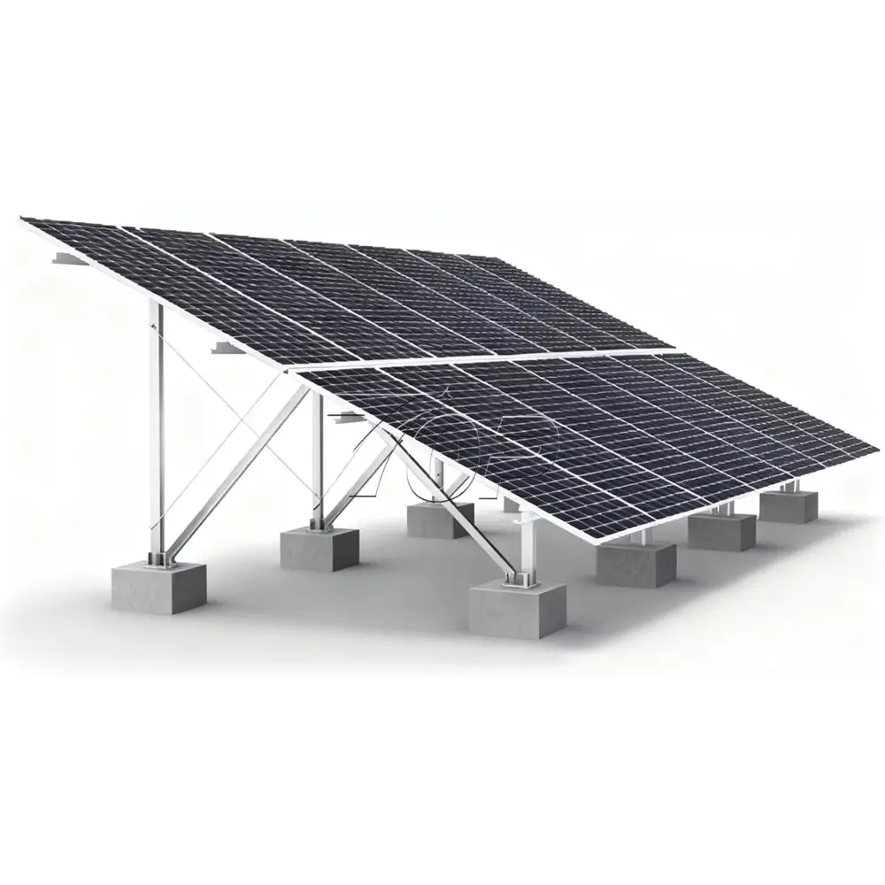 Solar monteringsreoler på bakken