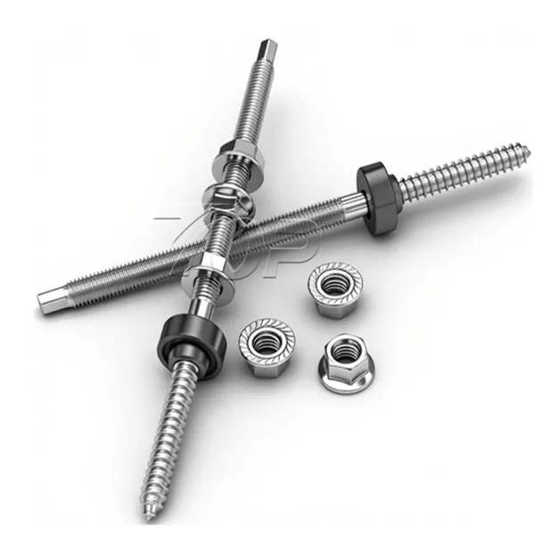 Tretrådhengerbolt for solcellemontering