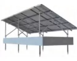 Agricultural Shed Solar Mounting System