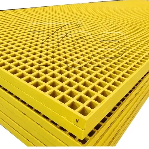 Støpt rist i glassfiber