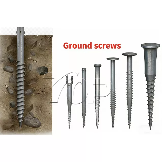 Solar Ground Screw Anchor Pile