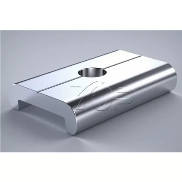 Aluminium solpanel monteringsskinneklemme