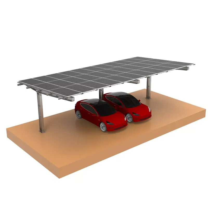 Solcellepanel carport