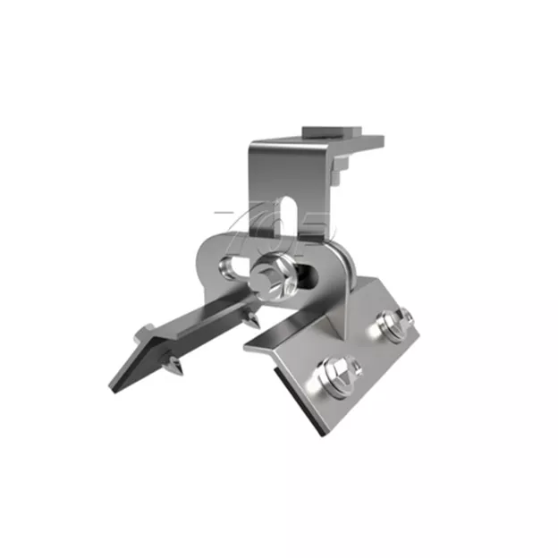 Justerbare trapesformede metalltaksolklemmer