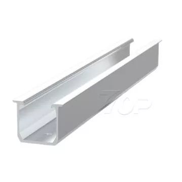 U Type aluminiumsskinne for solcellepanelmonteringssystem